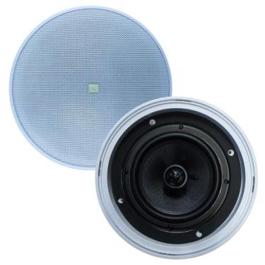 Imagem de Par Caixa De Som Arandela JBL 6CO3R Redonda Branca 280W 6CO3R
