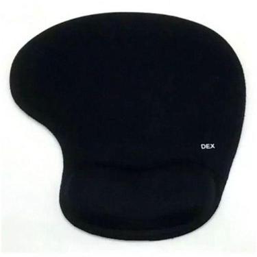 Imagem de Mouse Pad Gel Ergonômico Dex RY-68 com Apoio de Pulso em Gel Preto