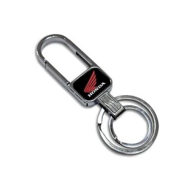 Imagem de Chaveiro Para Honda Moto Metálico Mosquetão Elite 125 - V - LUALKI STO