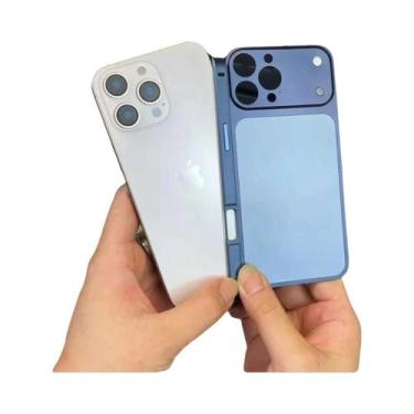 Imagem de Capa Traseira De Liga De Alumínio Para iPhone 13 14 15 16 pro Max Séri