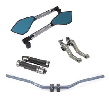 Imagem de Manete Manopla Retrovisor Guidão Trail Lander Tenere Crosser - Stark R