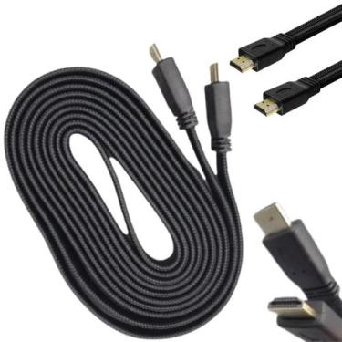 Imagem de Cabo Hdmi 2.0 4k 3d Ultrahd 19 Pinos compatível 3 Metros - AL