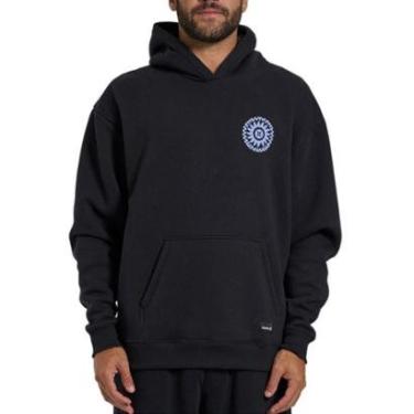 Imagem de Moletom Canguru Hurley Empire Preto-Masculino