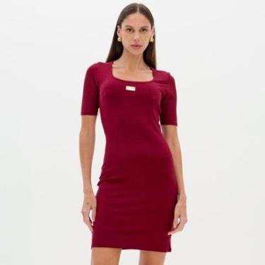 Imagem de Vestido Curto Lança Perfume Canelado Feminino-Feminino