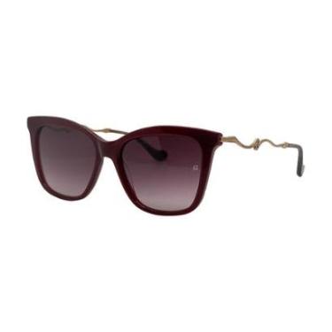 Imagem de Óculos Solar Ana Hickmann Lana 3 R02 Brilho Lente Degradê-Feminino