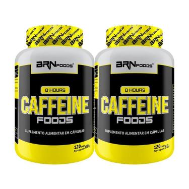 Imagem de KIT - 2x Cafeína 8 Hours Caffeine 120caps - BRN Foods-Unissex