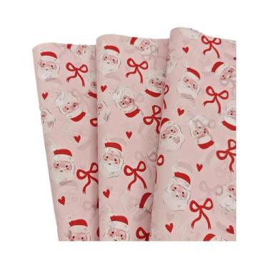 Imagem de Papel De Seda Em Forma De Coração Rosa Do Papai Noel 10 30 50pcs Papel