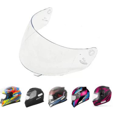 Imagem de Viseira Capacete Ebf New Spark Flash E0X E17 Cristal Transparente - Po