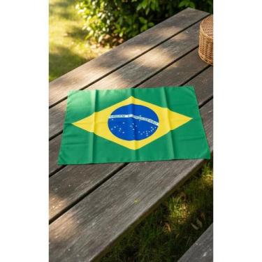 Imagem de Bandeira Brasil 150x90cm Dupla Face: O Verde e Amarelo Impec - Congrat