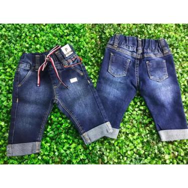Imagem de Calça Jeans Infantil  Masculino Com Cordão Baby - PAPARREL, P-BB