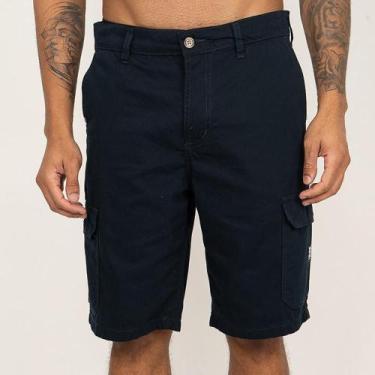 Imagem de Bermuda DC Shoes Worker Cargo SM26 Masculina Azul Escuro, 40, Blue
