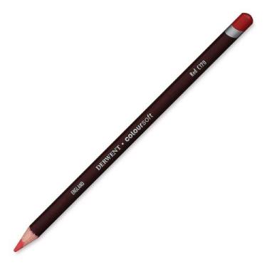 Imagem de Lápis de Cor Derwent Permanente Coloursoft Escolha a Cor, C120 - RED