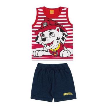 Imagem de Conjunto Infantil Menino Short Camiseta Patrulha Canina 1ao8 - ANJO DA
