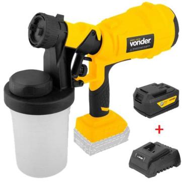 Imagem de Pistola Para Pintura A Bateria Intercambiável 18v Ippv1826 Vonder
