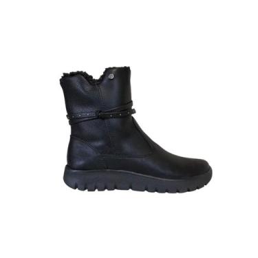 Imagem de Piccadilly Tenis Botinha Feminino Forrado de Lã Ref. 950056 -, Preto, 