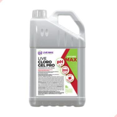 Imagem de Detergente Alcalino Clorado Limpador Desengordurante 5l - Live Max