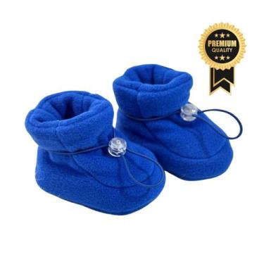 Imagem de Pantufa Botinha Baby Bebê soft Sapatinho - Catarinense, Azul 28, P