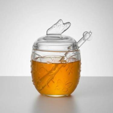 Imagem de Meleira Cristal 220ml Com Pegador Lyor New Butterfly, Butterfly