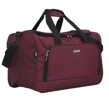 Imagem de Bolsa de Viagem em Poliéster Oxford - Média - BV-172 - Vinho - 43 Litr