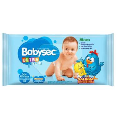 Imagem de Lenço Umedecido Babysec Galinha Pintadinha 46 Unidades
