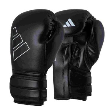 Imagem de Luva de Boxe Adidas em Couro Hybrid 500 V -, Preto, 16oz