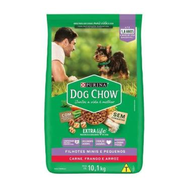 Imagem de Ração Purina Dog Chow para Cães Extra Life Filhotes - Mini/Pequeno, Ca
