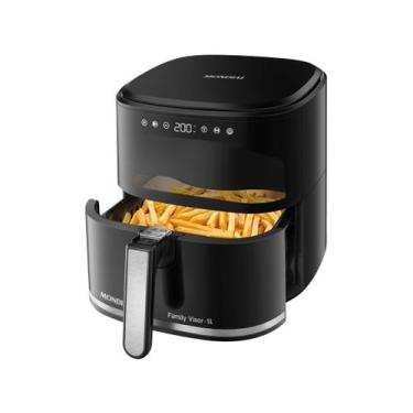 Imagem de Fritadeira Sem Óleo Air Fryer Digital 5L Mondial Preto 2000W- AF-50-DV