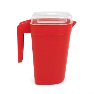 Imagem de Kit 10 Jarras Plástica 1800Ml Tampa Antivazamento Livre Bpa Alça Ergon