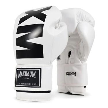 Imagem de Luva De Boxe E Muay Thai Mxm Red - Maximum Original, Branco, Preto, 14