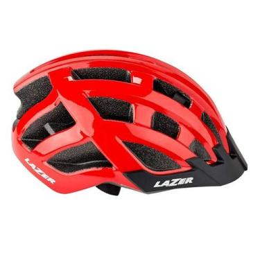 Imagem de Capacete de ciclismo shimano lazer compact, Vermelho