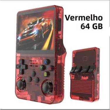 Imagem de Console De Jogos Retro ARKOS R36S 64GB 128GB Com Tela IPS De 3,5 Poleg