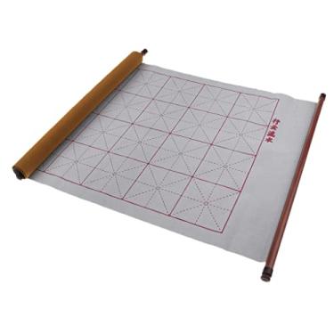 Imagem de Caligrafia Chinesa com Padrão de Grade Escrita Pintura água