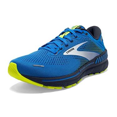 Imagem de Brooks Tênis de corrida masculino Adrenaline GTS 22 Supportive, Azul/Tinta da Índia/Vida Noturna, 39