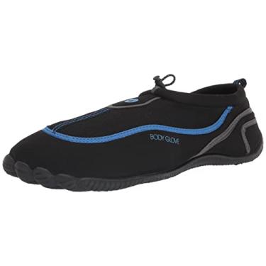 Imagem de Body Glove Meias aquáticas masculinas || Riverbreaker || (sapatos aquáticos masculinos sapatos de praia para natação sapatos aquáticos de secagem rápida), Preto/Royal, 7