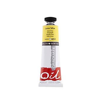 Imagem de DALER ROWNEY Graduate Tinta Óleo Bisnaga 38ml 651 Amarelo Limão