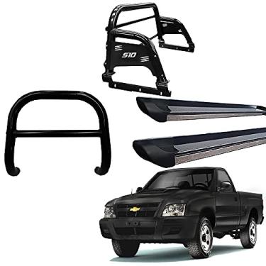 Imagem de Kit Quebra Mato+Santo Ant H3+Estribo PERS S10 94/11 Preto CS