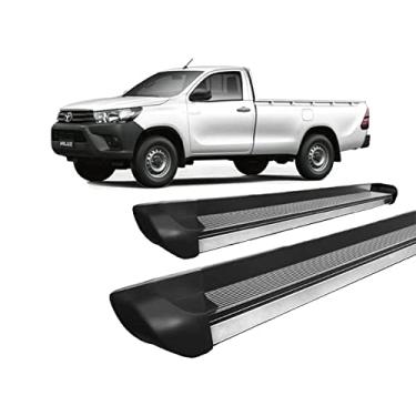 Imagem de Estribo Hilux 2016 a 2020 personalizado Preto Fosco C/S
