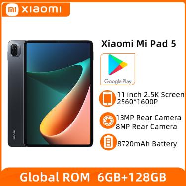 Imagem de Global rom xiaomi mi pad 5 128gb/256gb rom snapdragon 860 cpu comprimidos 5 11 11 2.5k tela tablet