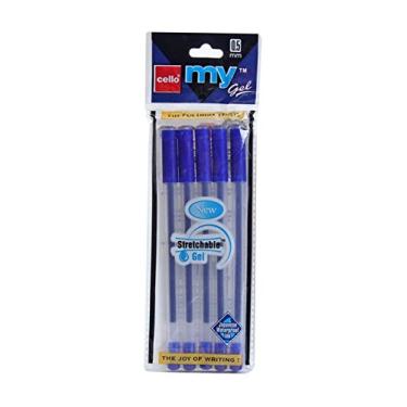 Imagem de Cello Caneta My Gel (tinta azul) – Pacote com 10 canetas