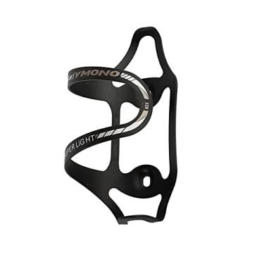 Imagem de Suporte de garrafa de água de bicicleta autopropulsionado para garrafa de água com parafusos, liga de alumínio, luz de abertura direita, copo de água para bicicletas de montanha e estrada (preto-cinza)