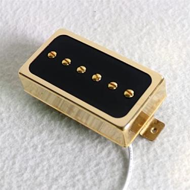 Imagem de Captadores De Guitarra Alnico P90 Captadores De Guitarra Humbucker Com Anéis Para LP Captador (Color : 1pc Bridge pickup)
