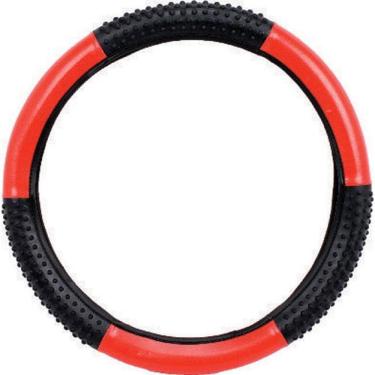 Imagem de Capa Volante Hyundai Atos Preta Verm Massageador