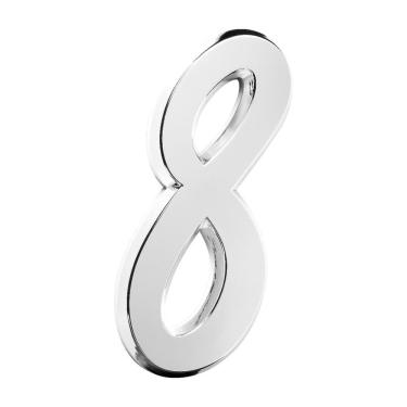 Imagem de Número Residencial Para Casa 8 Espelhado 3D 22cm