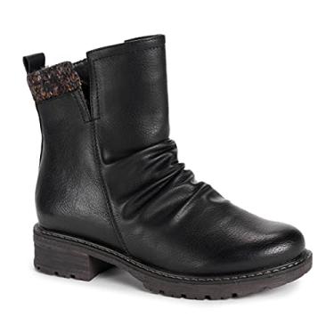 Imagem de MUK LUKS Botas femininas Lukees Logger Banff, Preto, 8