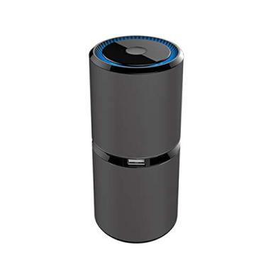 Imagem de Purificador de ar para carro Purificador de ar portátil de íons negativos Purificador de ar USB Purificador de ar de ânion para carro Home Office, preto