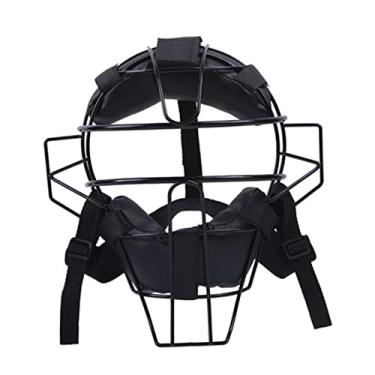Imagem de Fancyes facial de softball liga protetora de beisebol leve para, Preto