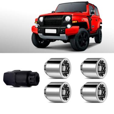 Imagem de Porca Antifurto Roubo Rodas Carros Troller