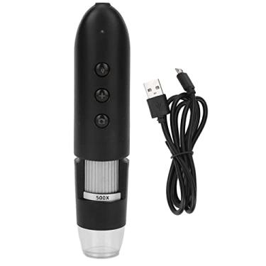 Imagem de Wifi Connect 500X Detector De Couro Cabeludo Para Saúde Do Cabelo, Diagnóstico Do Cabelo Pele Analisando Detector De Folículos Do Couro Cabeludo Com Microscópio Eletrônico De Alta Velocidade