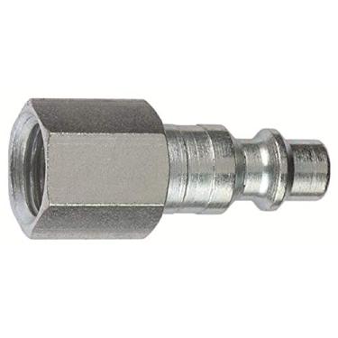 Imagem de Tru-Flate Plugue de acoplador de linha de ar de aço 12-237 (design I/M de 0,65 cm x NPT) fêmea de 0,95 cm