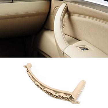 Imagem de TTCR-II Para BMW X5 X6 Alça de Puxar Suporte Maçaneta de Porta, Maçaneta de Porta Suporte Interno Direito Frontal/Direito Guarnição de Braço da Porta do Lado do Passageiro (Serve em: BMW X5 2007-2013 e X6 2008-2014) (Bege, Direita)